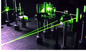 Holograms are recorded by lasers