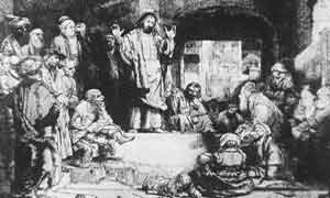 Etchings of the life of Christ by world-renowned artist Rembrandt